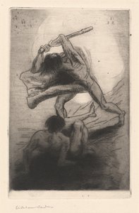Kain und Abel von Odilon Redon