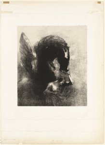 Gefangener Pegasus von Odilon Redon