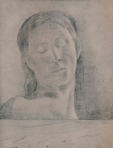 Geschlossene Augen von Odilon Redon