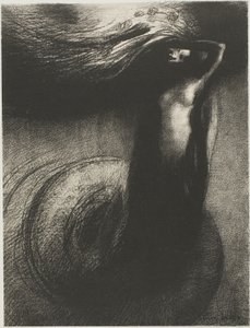 Tod: "Meine Ironie übertrifft alle anderen!", Platte 3 von 6 von Odilon Redon