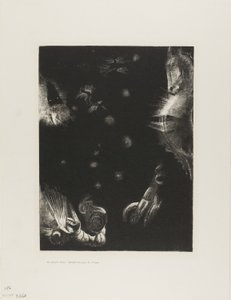 Verschiedene Völker bewohnen die Länder des Ozeans, Platte 23 von 24 von Odilon Redon