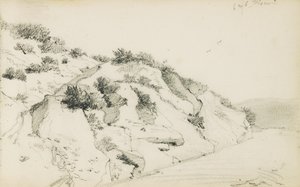 Zeichnung aus einem Album mit dem Titel "Das Baskenland", 1862-63 von Odilon Redon
