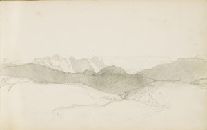 Zeichnung aus einem Album mit dem Titel "Das Baskenland", 1862-63