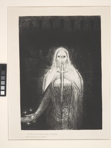 Und er hatte in seiner rechten Hand sieben Sterne... von Odilon Redon