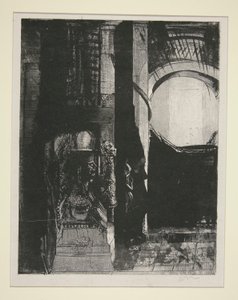 Und überall sind es Basaltsäulen von Odilon Redon