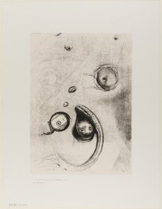 Und dass kopflose Augen wie Weichtiere schwammen, Platte XIII von Tentation de St. Antoine von Odilon Redon