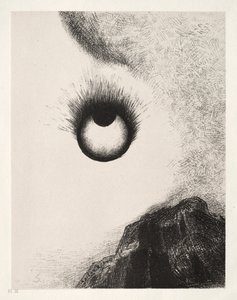 Überall lodern Augäpfel von Odilon Redon