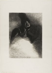 Frontispiz zu A Gustave Flaubert (An Gustave Flaubert) von Odilon Redon