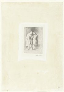 Geheimnisvolles Gespräch von Odilon Redon