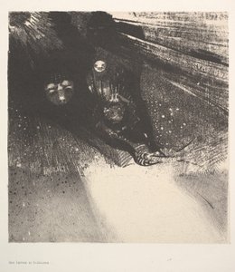 Scheußliche Larven, 1896 von Odilon Redon
