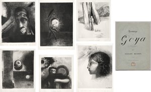 Hommage an Goya von Odilon Redon