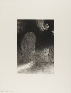 Ich habe manchmal am Himmel Formen von Geistern gesehen, Platte 21 von 24 von Odilon Redon