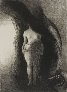 Ich bin immer noch die große Isis! Niemand hat jemals meinen Schleier gelüftet!, Platte 16 von 24 von Odilon Redon