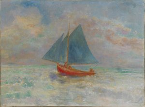 Das rote Boot, um 1910