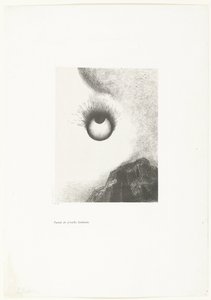Überall flammende Augen von Odilon Redon