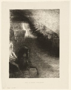 Pilger der sublunaren Welt, Tafel 5 von 6 von Odilon Redon