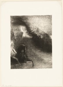 Pilger der sublunaren Welt, Platte 5 von 6 von Odilon Redon