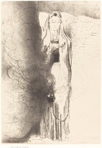 Dann nahm der Engel das Räuchergefäß von Odilon Redon