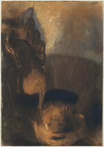 Sankt Georg und der Drache von Odilon Redon