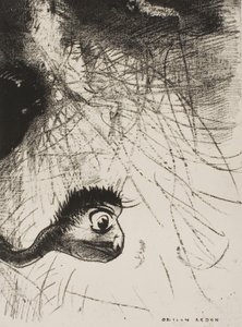 St. Antonius: "Irgendwo muss es urtümliche Formen geben, deren Körper nur Bilder sind", Platte 4 von 6 von Odilon Redon