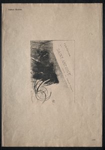 Die Versuchung des heiligen Antonius Erste Serie: Umschlag, 1888 von Odilon Redon
