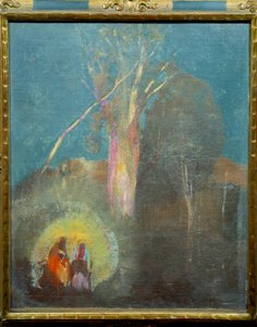 Die Flucht nach Ägypten. Gemälde von Odilon Redon von Odilon Redon