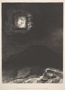 Das vage Schimmern eines in der Luft schwebenden Kopfes, 1891