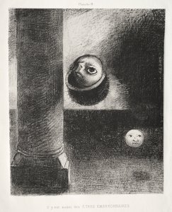 Es gab auch embryonale Wesen von Odilon Redon
