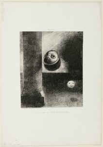Es gab auch embryonale Wesen, Platte 4 von 6 von Odilon Redon
