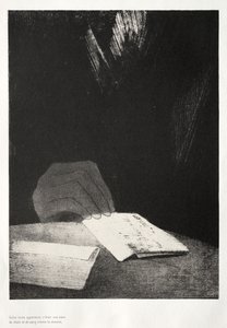 Es war anscheinend eine Hand aus Fleisch und Blut, genau wie meine eigene von Odilon Redon
