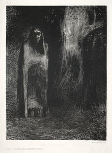 Die Nacht: Der Mann war allein in einer Nachtlandschaft (1886)