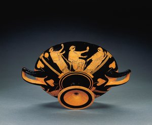 Attische rotfigurige Kylix, ca. 470 v. Chr. von Oedipus Painter (attr. to)