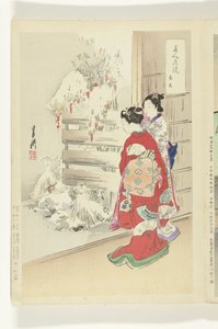 Verschneiter Garten von Ogata Gekko