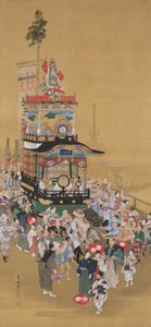 Das Sannō-Festival in Edo von Ogata Gekko