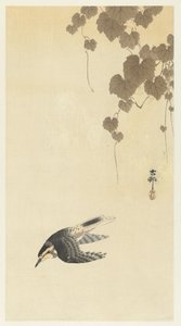 Vogel im Sturzflug von Ohara Koson