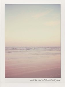 Serener pastellfarbener Strand von Ohkimiko