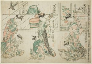 Kinderbegleiter: Ein Set aus drei (Kamuro sanpukutsui)