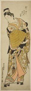 Der Schauspieler Onoe Kikugoro I als Soga no Goro