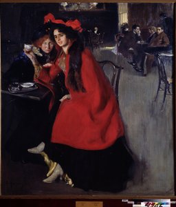 In einem Café von Oleksandr Murashko