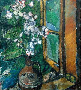 Krug mit Blumen