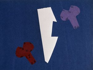 Universaler Krieg: Collagearbeit von Olga Rosanova, Januar 1916 von Olga Wladimirowna  Rosanowa