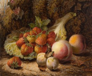 Stillleben mit Erdbeeren, 1916