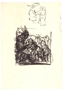 Kompositionsstudie von Oluf Hartmann