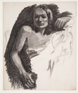 Weibliches Modell von Oluf Hartmann