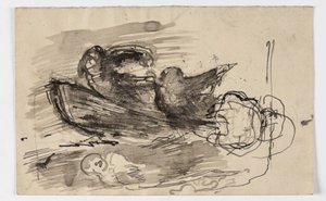 Studie zu "Psyche wird über den Styx geführt" (?) von Oluf Hartmann