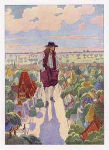 Illustration für Gullivers Reisen von Onfray de Breville Job