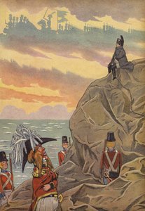 Napoleon auf St. Helena, bewacht von den Briten von Onfray de Breville Job