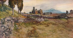 Auf der Via Appia, 19. Jahrhundert