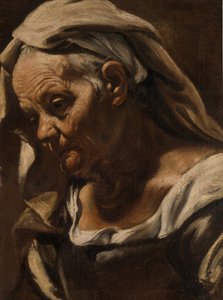 Kopf einer alten Frau, nach 1610 von Orazio Borgianni