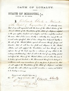 Schwört den Treueeid auf die Regierung der Vereinigten Staaten und den Staat Missouri